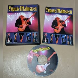 Yngwie Malmsteen Live !! DVD Dream Catcher records (UK) with Insert